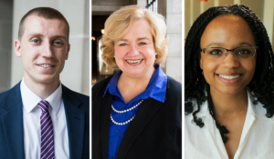 Left to Right: Nate Grasz, Karen Bowling, and Stephanie Curry