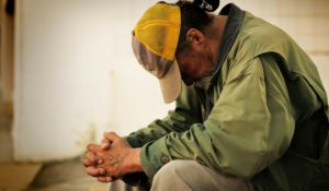 Homeless man