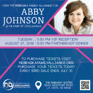 Square Ad for Gala with Abby Johnson